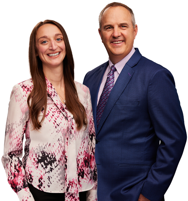 Dr. Stephanie Erbland and Dr. Andrew Dvonch